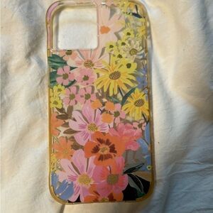 Rifle Paper Co Pink and Yellow Floral Phone Case